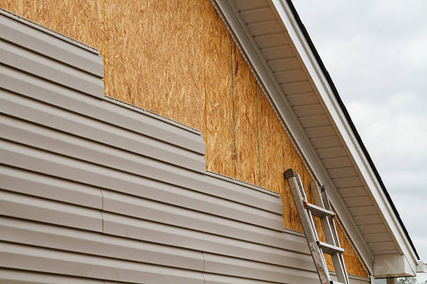 Professional Siding Contractor technician working in Sparta, IL